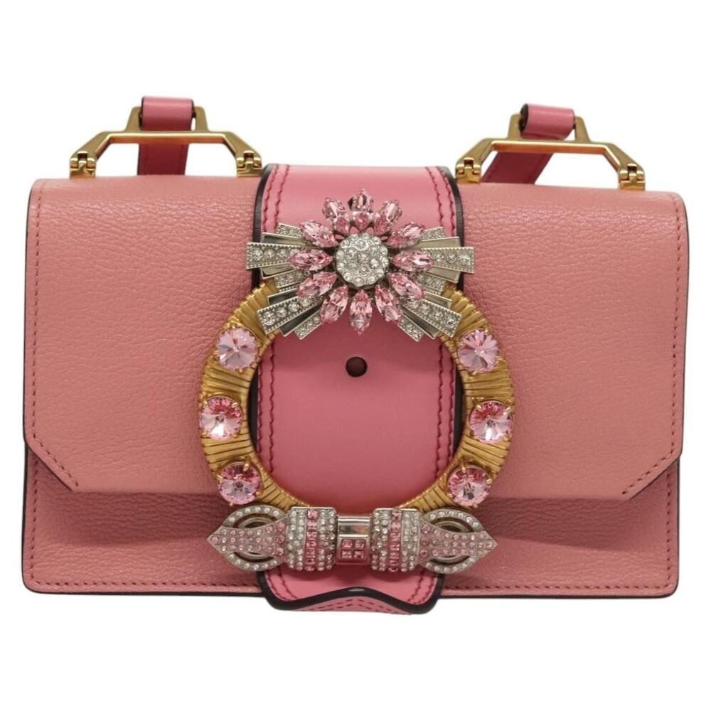 Miu Miu Leather Shoulder Bag Pink